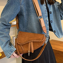 Load image into Gallery viewer, Brown Saddle Bag
