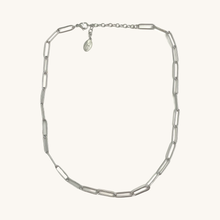 Load image into Gallery viewer, Sasha Silver Chain Necklace- Waterproof
