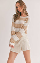 Load image into Gallery viewer, Knitted Striped Sweater
