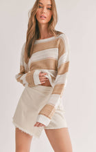 Load image into Gallery viewer, Knitted Striped Sweater
