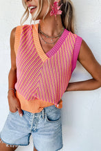 Load image into Gallery viewer, Strawberry Pink Knit Vest
