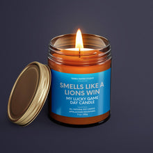 Load image into Gallery viewer, Smells Like A Lions Win | Detroit Lucky Game Day Candle: Appalachian Mountains
