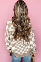 Load image into Gallery viewer, Khaki Checkered Sweater
