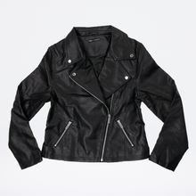 Load image into Gallery viewer, Vegan Leather Motorcycle Jacket
