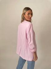 Load image into Gallery viewer, Pink Linen Blazer
