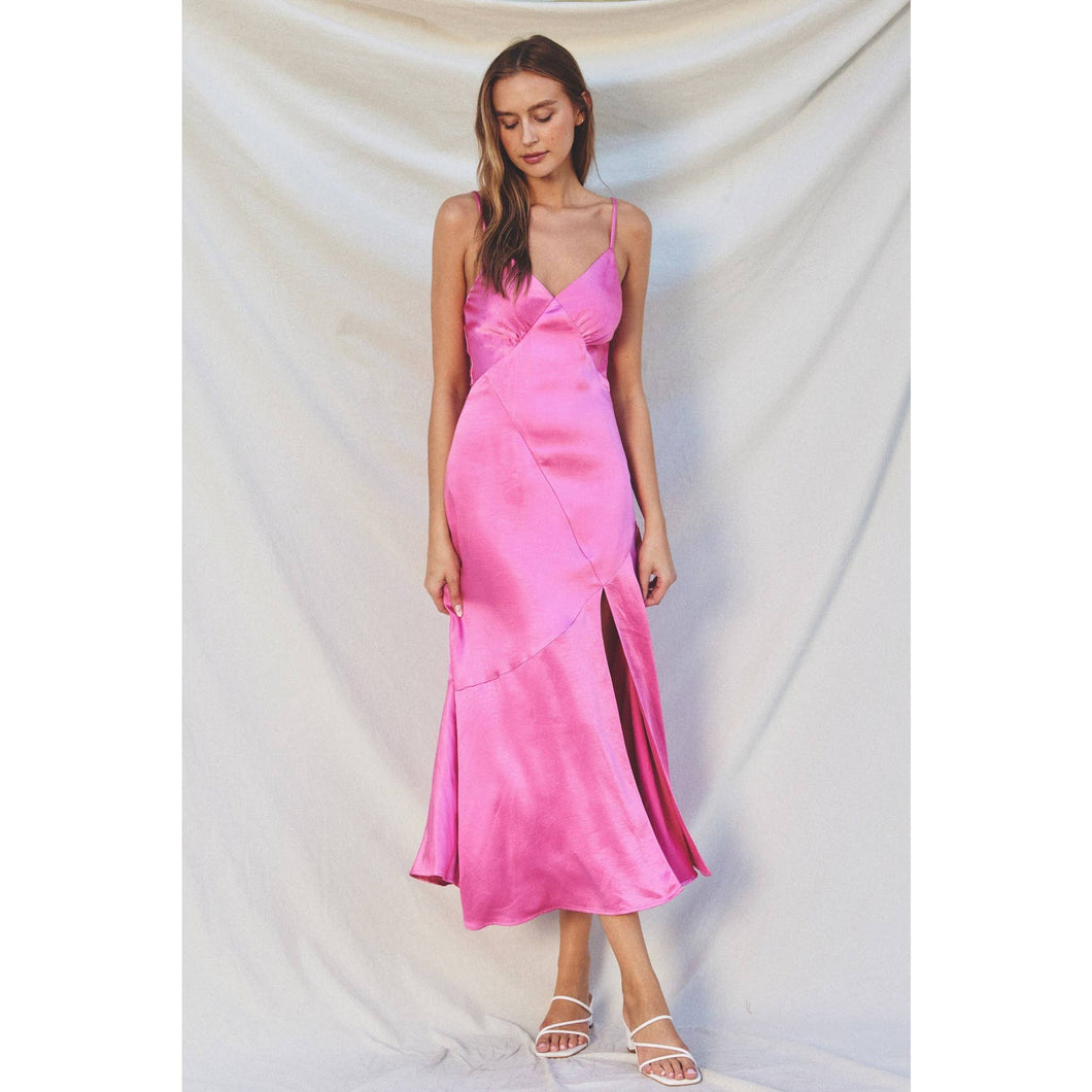 Pink Cosmo Midi dress