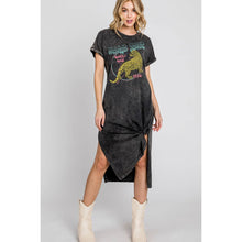 Load image into Gallery viewer, WORLD TOUR ROCK N ROLL MINERAL GRAPHIC DRESS
