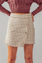 Load image into Gallery viewer, Tweed Wrap Skirt
